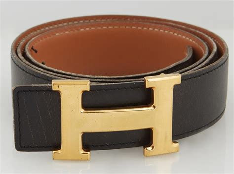 so black hermes belts